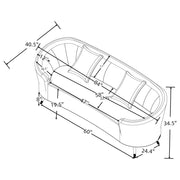 Ellorie Stationary 3 Pc Set - Theo's Factory Direct Mattress & Furniture (Columbus, OH)