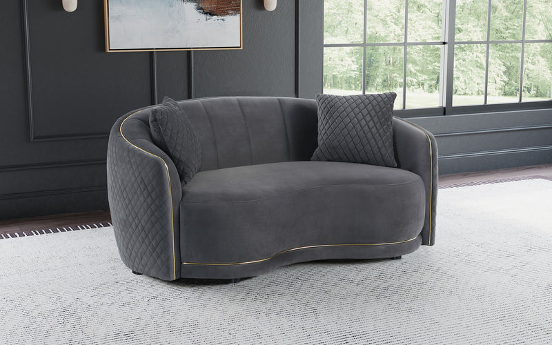 Brookside Stationary Loveseat - Theo's Factory Direct Mattress & Furniture (Columbus, OH)