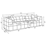 Everly Stationary Sofa - Theo's Factory Direct Mattress & Furniture (Columbus, OH)