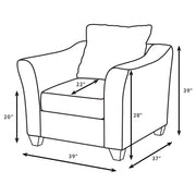 Salizar Accent Chair - Theo's Factory Direct Mattress & Furniture (Columbus, OH)