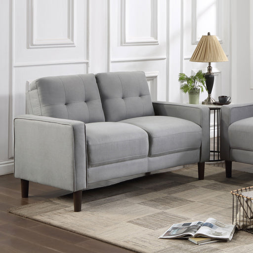 Bowen Upholstered Track Arms Tufted Loveseat - Theo's Factory Direct Mattress & Furniture (Columbus, OH)