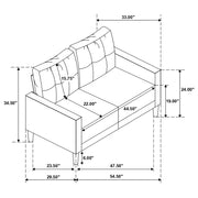 Bowen Stationary 3 Pc Sets - Theo's Factory Direct Mattress & Furniture (Columbus, OH)