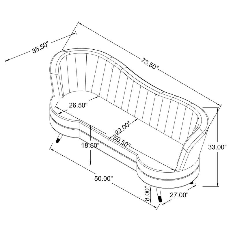 Sophia Sofa Set - Theo's Factory Direct Mattress & Furniture (Columbus, OH)