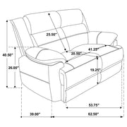 Ellington Stationary Loveseat - Theo's Factory Direct Mattress & Furniture (Columbus, OH)