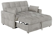 Cotswold Tufted Cushion Sleeper Sofa Bed Light Grey & Dark Grey - Theo's Factory Direct Mattress & Furniture (Columbus, OH)