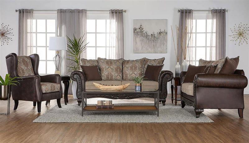 Elmbrook Stationary Loveseat - Theo's Factory Direct Mattress & Furniture (Columbus, OH)