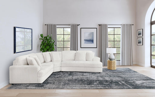 Emberson Upholstered Modular Sectional Sofa Ivory - Theo's Factory Direct Mattress & Furniture (Columbus, OH)