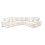 Emberson Upholstered Modular Sectional Sofa Ivory - Theo's Factory Direct Mattress & Furniture (Columbus, OH)