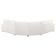 Emberson Upholstered Modular Sectional Sofa Ivory - Theo's Factory Direct Mattress & Furniture (Columbus, OH)