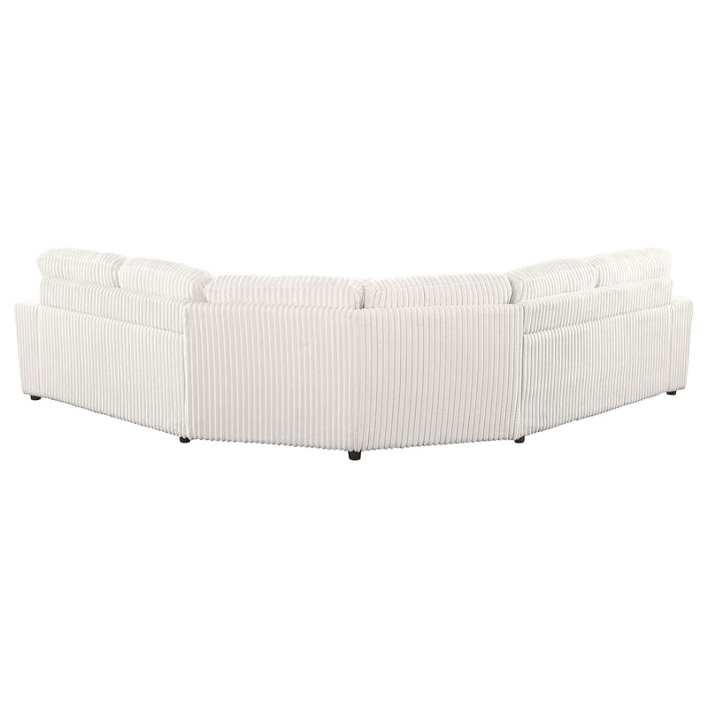 Emberson Upholstered Modular Sectional Sofa Ivory - Theo's Factory Direct Mattress & Furniture (Columbus, OH)