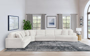 Emberson Upholstered Modular Sectional Sofa Ivory - Theo's Factory Direct Mattress & Furniture (Columbus, OH)