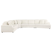 Emberson Upholstered Modular Sectional Sofa Ivory - Theo's Factory Direct Mattress & Furniture (Columbus, OH)
