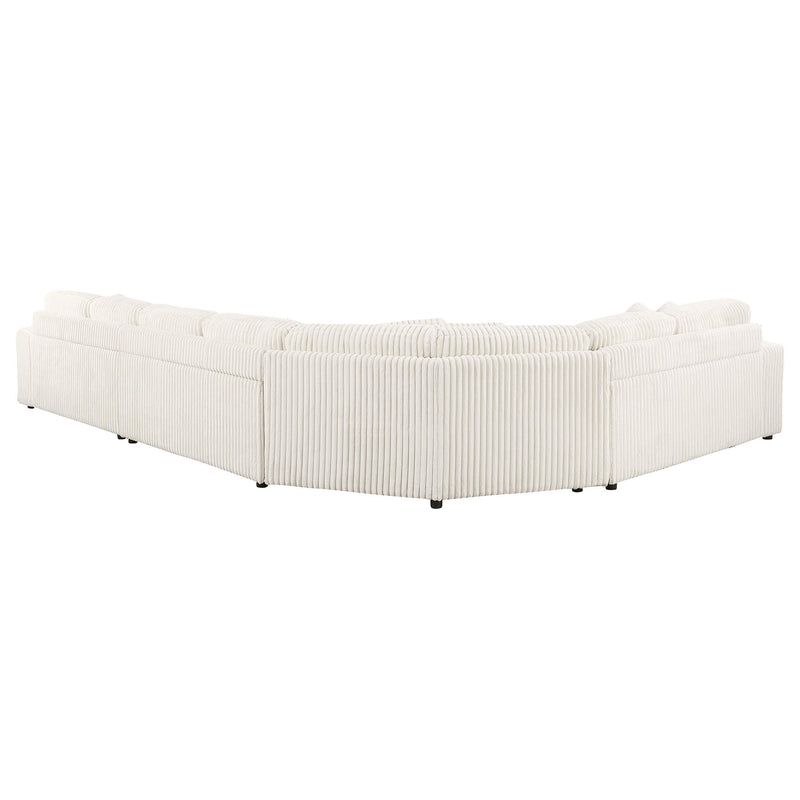 Emberson Upholstered Modular Sectional Sofa Ivory - Theo's Factory Direct Mattress & Furniture (Columbus, OH)