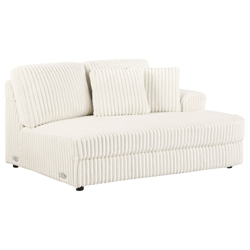 Emberson Upholstered Modular Sectional Sofa Ivory - Theo's Factory Direct Mattress & Furniture (Columbus, OH)