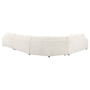 Emberson Upholstered Modular Sectional Sofa Ivory - Theo's Factory Direct Mattress & Furniture (Columbus, OH)