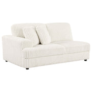 Emberson Upholstered Modular Sectional Sofa Ivory - Theo's Factory Direct Mattress & Furniture (Columbus, OH)