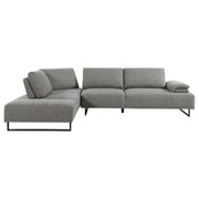 Arden 2-piece Adjustable Back Sectional Taupe - Theo's Factory Direct Mattress & Furniture (Columbus, OH)