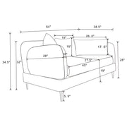 Jade Stationary Loveseat - Theo's Factory Direct Mattress & Furniture (Columbus, OH)