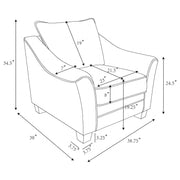 Tomkins Accent Chair - Theo's Factory Direct Mattress & Furniture (Columbus, OH)