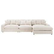 Blaine Upholstered Reversible Chaise Sectional Sofa - Theo's Factory Direct Mattress & Furniture (Columbus, OH)