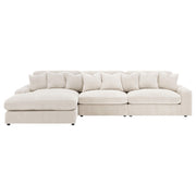 Blaine Upholstered Reversible Chaise Sectional Sofa - Theo's Factory Direct Mattress & Furniture (Columbus, OH)