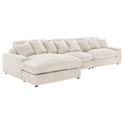 Blaine Upholstered Reversible Chaise Sectional Sofa - Theo's Factory Direct Mattress & Furniture (Columbus, OH)