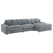 Blaine Upholstered Reversible Chaise Sectional Sofa - Theo's Factory Direct Mattress & Furniture (Columbus, OH)