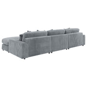 Blaine Upholstered Reversible Chaise Sectional Sofa - Theo's Factory Direct Mattress & Furniture (Columbus, OH)