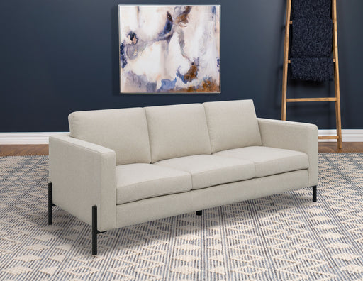Tilly Upholstered Track Arms Sofa - Theo's Factory Direct Mattress & Furniture (Columbus, OH)