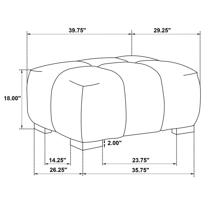 Octavia Ottomans - Theo's Factory Direct Mattress & Furniture (Columbus, OH)