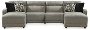 Colleyville Power Reclining Sectional with Chaise - Theo's Factory Direct Mattress & Furniture (Columbus, OH)