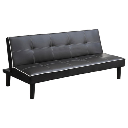 Katrina Tufted Upholstered Sofa Bed Black - Theo's Factory Direct Mattress & Furniture (Columbus, OH)
