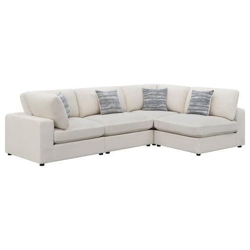 Serene 4 Pc Sectional Beige - Theo's Factory Direct Mattress & Furniture (Columbus, OH)