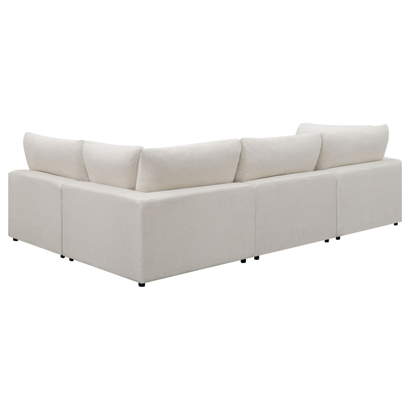 Serene 4 Pc Sectional Beige - Theo's Factory Direct Mattress & Furniture (Columbus, OH)