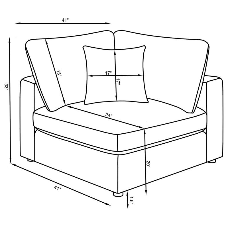 Serene 4 Pc Sectional Beige - Theo's Factory Direct Mattress & Furniture (Columbus, OH)