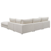 Serene 5-piece Upholstered Modular Sectional Sofa Beige - Theo's Factory Direct Mattress & Furniture (Columbus, OH)