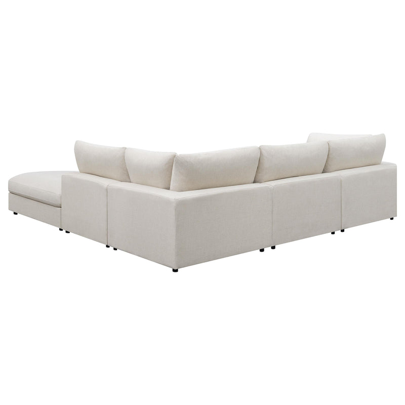 Serene 5-piece Upholstered Modular Sectional Sofa Beige - Theo's Factory Direct Mattress & Furniture (Columbus, OH)