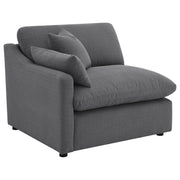 Hobson 6-piece Upholstered Modular Sectional Sofa Charcoal - Theo's Factory Direct Mattress & Furniture (Columbus, OH)