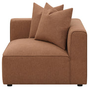 Jennifer Upholstered Corner Chair - Theo's Factory Direct Mattress & Furniture (Columbus, OH)