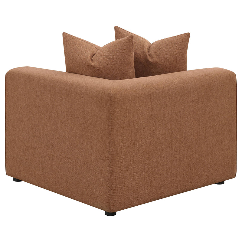 Jennifer Upholstered Corner Chair - Theo's Factory Direct Mattress & Furniture (Columbus, OH)