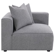 Jennifer Upholstered Corner Chair - Theo's Factory Direct Mattress & Furniture (Columbus, OH)