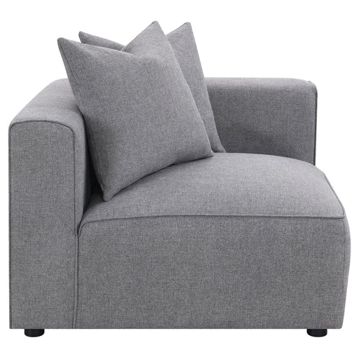 Jennifer Upholstered Corner Chair - Theo's Factory Direct Mattress & Furniture (Columbus, OH)