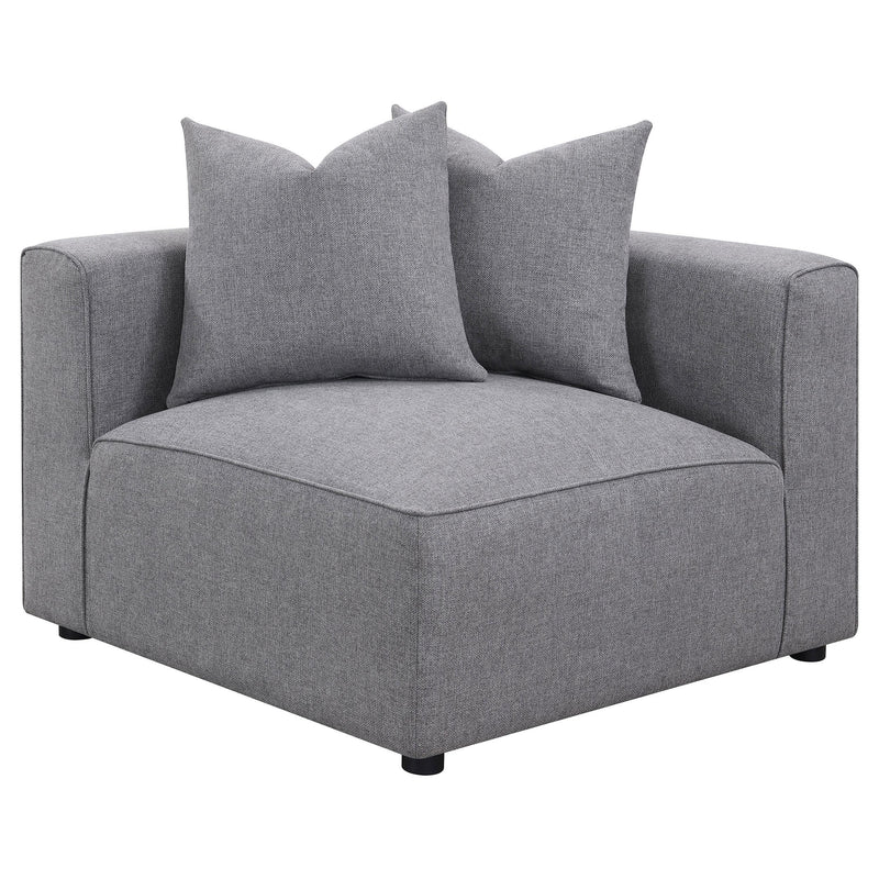 Jennifer Upholstered Corner Chair - Theo's Factory Direct Mattress & Furniture (Columbus, OH)