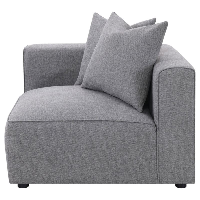 Jennifer Upholstered Corner Chair - Theo's Factory Direct Mattress & Furniture (Columbus, OH)