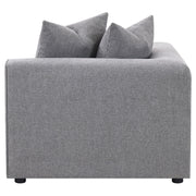 Jennifer Upholstered Corner Chair - Theo's Factory Direct Mattress & Furniture (Columbus, OH)