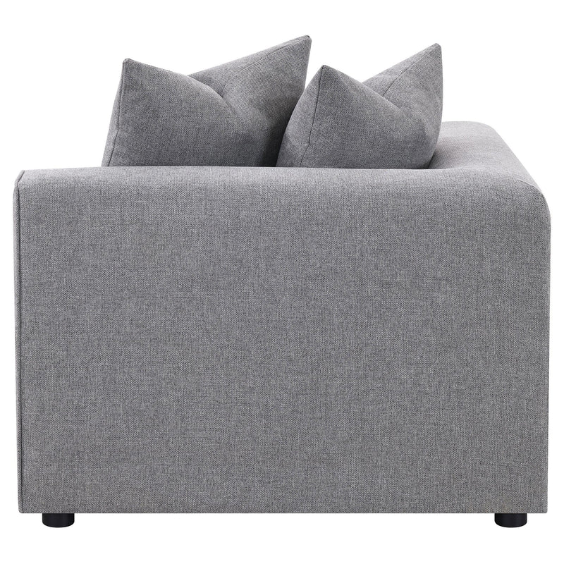 Jennifer Upholstered Corner Chair - Theo's Factory Direct Mattress & Furniture (Columbus, OH)