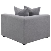 Jennifer Upholstered Corner Chair - Theo's Factory Direct Mattress & Furniture (Columbus, OH)