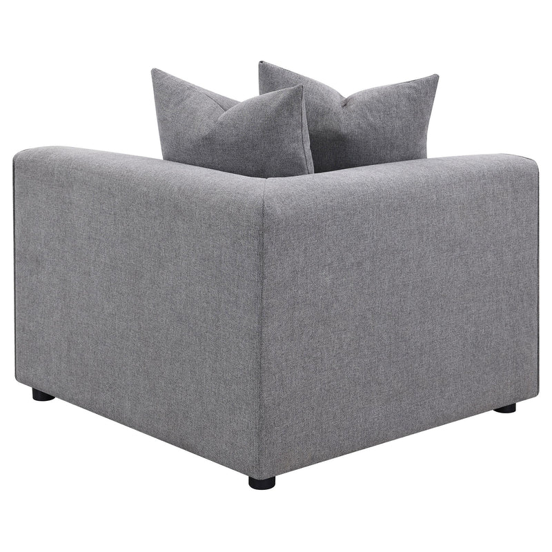 Jennifer Upholstered Corner Chair - Theo's Factory Direct Mattress & Furniture (Columbus, OH)