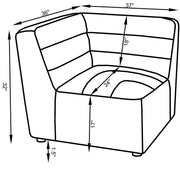 Sunny Upholstered Corner Chair - Theo's Factory Direct Mattress & Furniture (Columbus, OH)