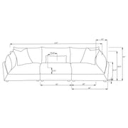 Sasha Stationary Sofas - Theo's Factory Direct Mattress & Furniture (Columbus, OH)